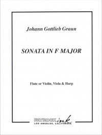 076-2205 • GRAUN - Sonata F-dur - Patitur und Stimmen