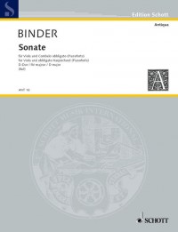 ANT 16 • BINDER - Sonate - Partitur und Stimmen
