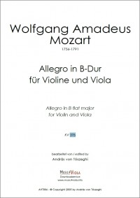 AVT006 • MOZART - Allegro - 2 parts