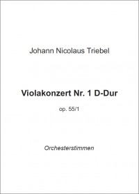 BIR007 • TRIEBEL - Konzert Nr. 1 - Orchesterstimmen