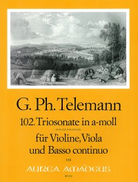 BP 0826 • TELEMANN 102. Sonata a tre in a minor (TWV 42:a8)