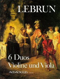 BP 2344 • LEBRUN Six duos op. 4 for violin and viola