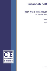 CE-SS1BVP1 • SELF - Bach Was a Viola Player - Score and Viola p