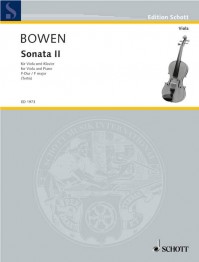 ED 1973 • BOWEN - Sonata No. 2 - Score and parts