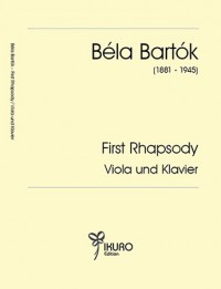 IKURO 180324 • BARTÓK - First Rhapsody - Klavierpartitur & Stimme