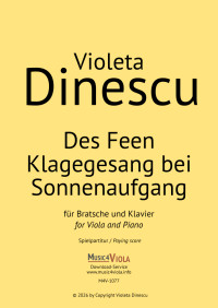 M4V-1077 &bull; DINESCU - Des Feen Klagegesang bei Sonnenaufgang