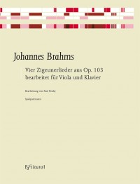 PV 2112 • BRAHMS - 4 Zigeunerlieder - Playing scores