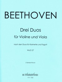 VV 103 • BEETHOVEN - Three Duets in G major, C major and B 