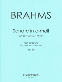 VV 212 • BRAHMS - Sonata - Piano score, part (1)