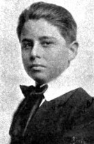 Photograph of composer Alfred Newman at age 13