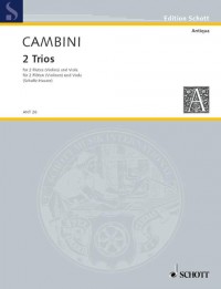 ANT 26 • CAMBINI - 2 Trios - Stimmensatz