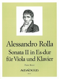 BP 0824 • ROLLA Sonata II E flat major for viola and piano
