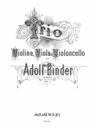 BP 1053 • BINDER String Trio in C major op. 1 - Parts