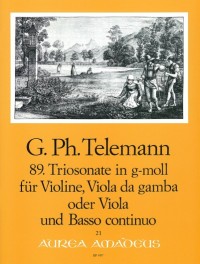 BP 487 • TELEMANN - Triosonata No.89 - Score and 3 parts