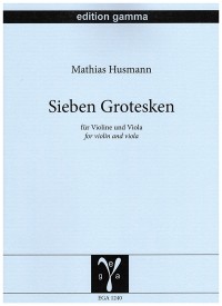 EGA 1240 • HUSMANN - Sieben Grotesken - 2 playing scores
