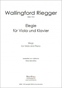 ISE001 • RIEGGER - Elegy - Playing score