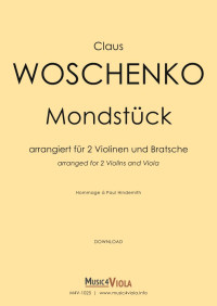 M4V-1025 • WOSCHENKO - Mondstück - Partitur und Stimmen