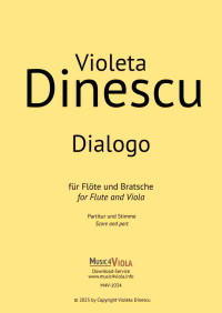 M4V-1034 • DINESCU - Dialogo - Score and part