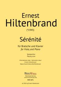 M4V-1071 &bull; HILTENBRAND - Sérénité - Spielpartitur