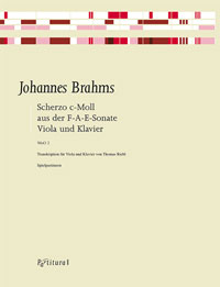 PV 2109 • BRAHMS - Scherzo c-minor, from F-A-E-Sonata