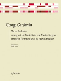 PV 3803 • GERSHWIN - Three Preludes arranged for String Trio