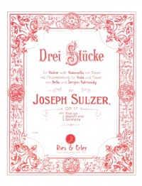 RE 01017 • SULZER - Drei Stücke - Partitur und Stimme