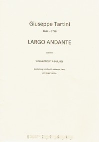 VCC997 • TARTINI - Largo Andante - Score and part