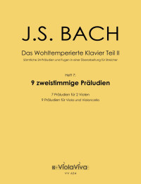 VV 624 • BACH - Wohltemperiertes Klavier Part 2, Vol. 7: Tw